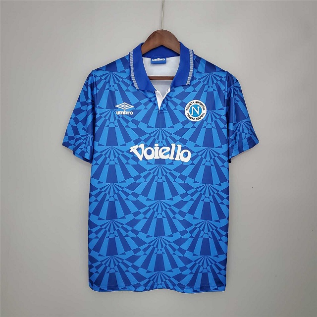 AAA Quality Napoli 91/93 Home Soccer Jersey